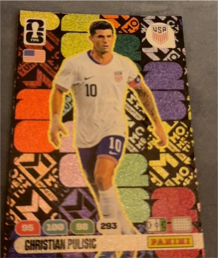 2026 Panini Adrenalyn XL FIFA World Cup #293 Christian Pulisic — front
