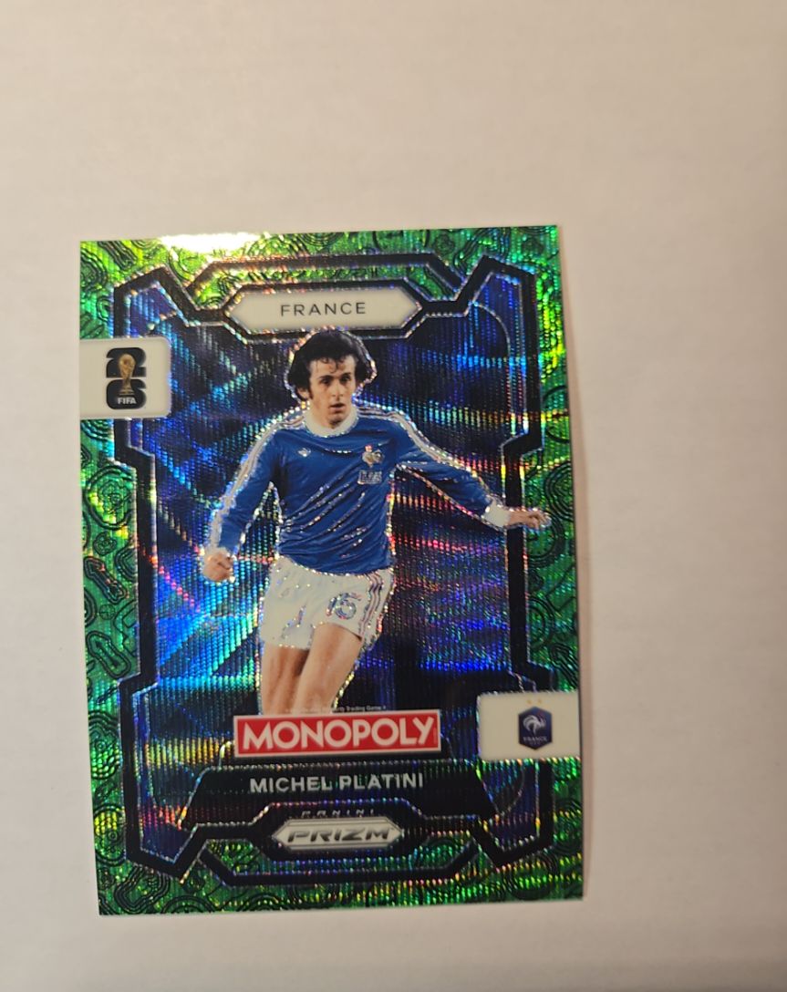 2026 Panini Prizm Monopoly #13 Michel Platini — front