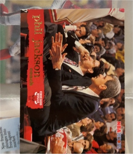 1995-96 NBA Hoops #173 Phil Jackson — front