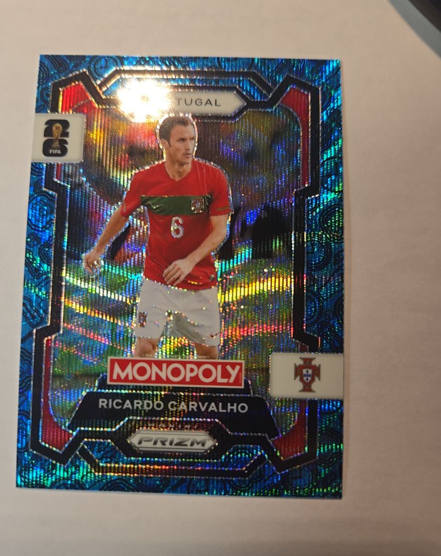 2026 Panini Prizm Monopoly FIFA World Cup #32 Ricardo Carvalho — front