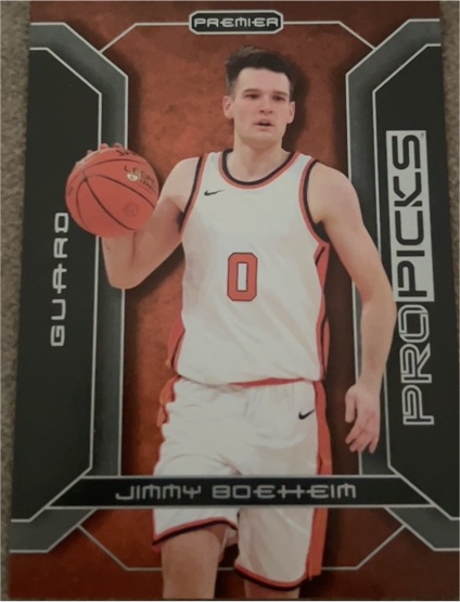 2021-22 Pro Picks Premier #PP-27 Jimmy Boeheim — front