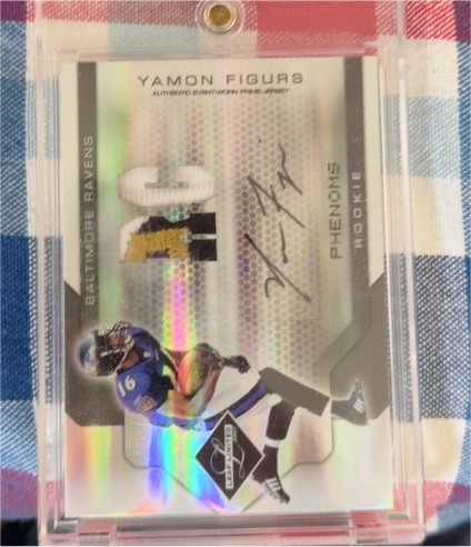 2007 Leaf Limited #354 Yamon Figurs Phenoms Rookie — front