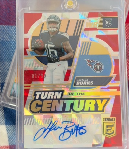 2022 Panini Donruss Elite #TC-12 Treylon Burks — front