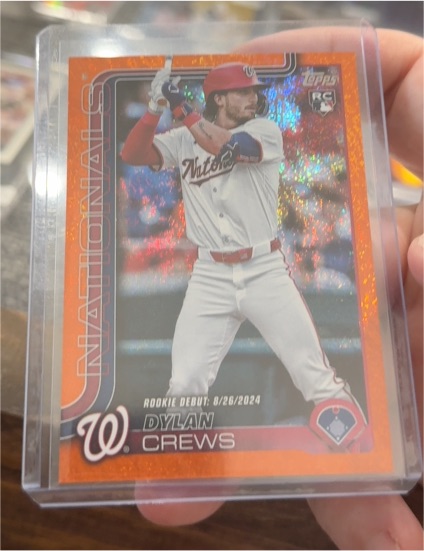 2025 Topps Series 1 #74 Dylan Crews — front