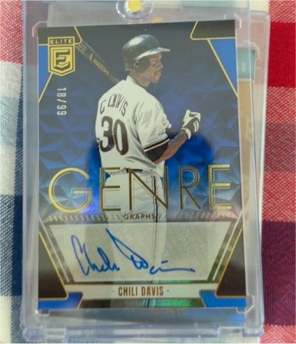 2026 Donruss Elite Genre Graphs #GG-CD Chili Davis — front