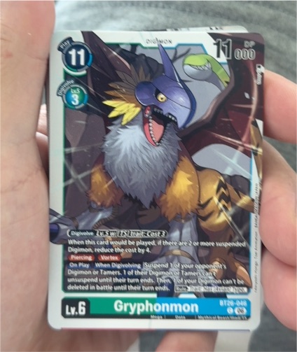 2023 Digimon Card Game BT21-039 Gryphonmon — front