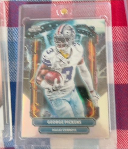 2025 Topps Chrome Cosmic #ET-14 George Pickens — front
