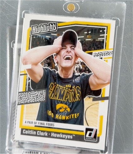 2024 Panini Donruss Highlights #H8 Caitlin Clark — front