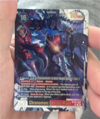2023 Digimon TCG BT26-060 Chronomon: Destroy Mode — front