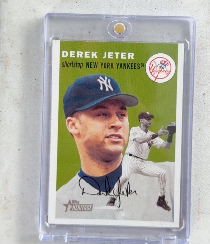 2003 Topps Heritage #10 Derek Jeter — front