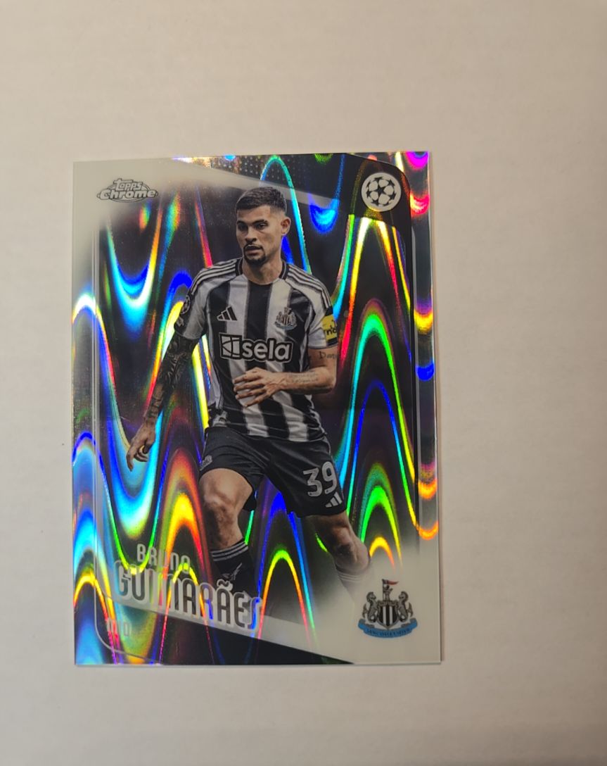 2025-26 Topps Chrome UEFA Champions League #117 Bruno Guimarães — front