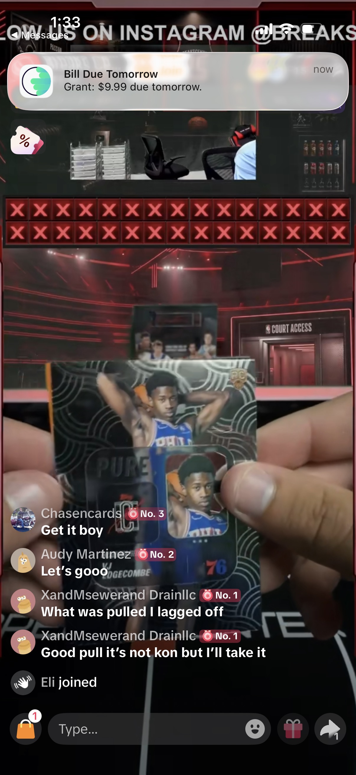 2022 Panini Pure #3 Tyrese Maxey — front