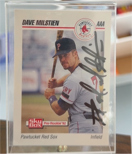 1992 SkyBox AAA #163 Dave Milstien — front