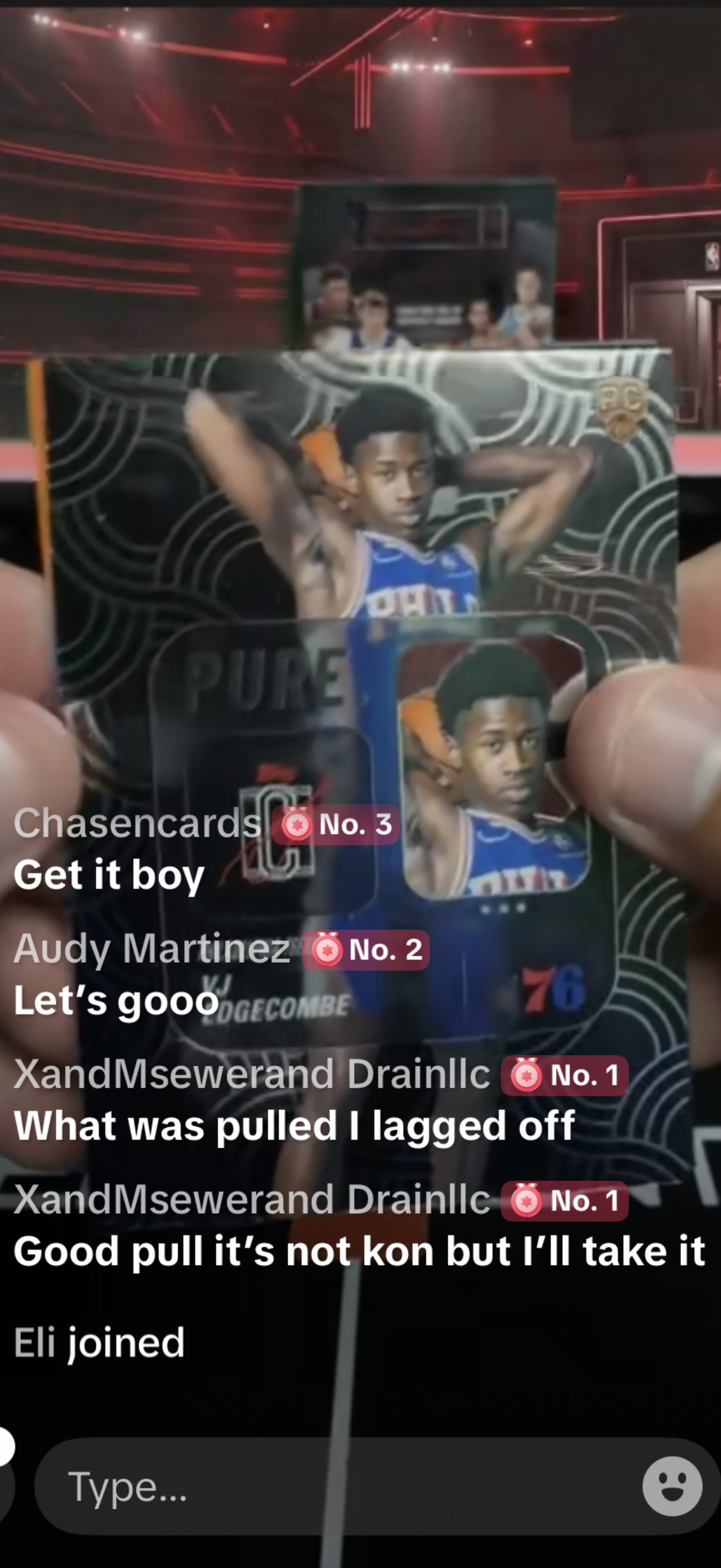2026 Topps NBA Collect #3 VJ Bridgecombe — front