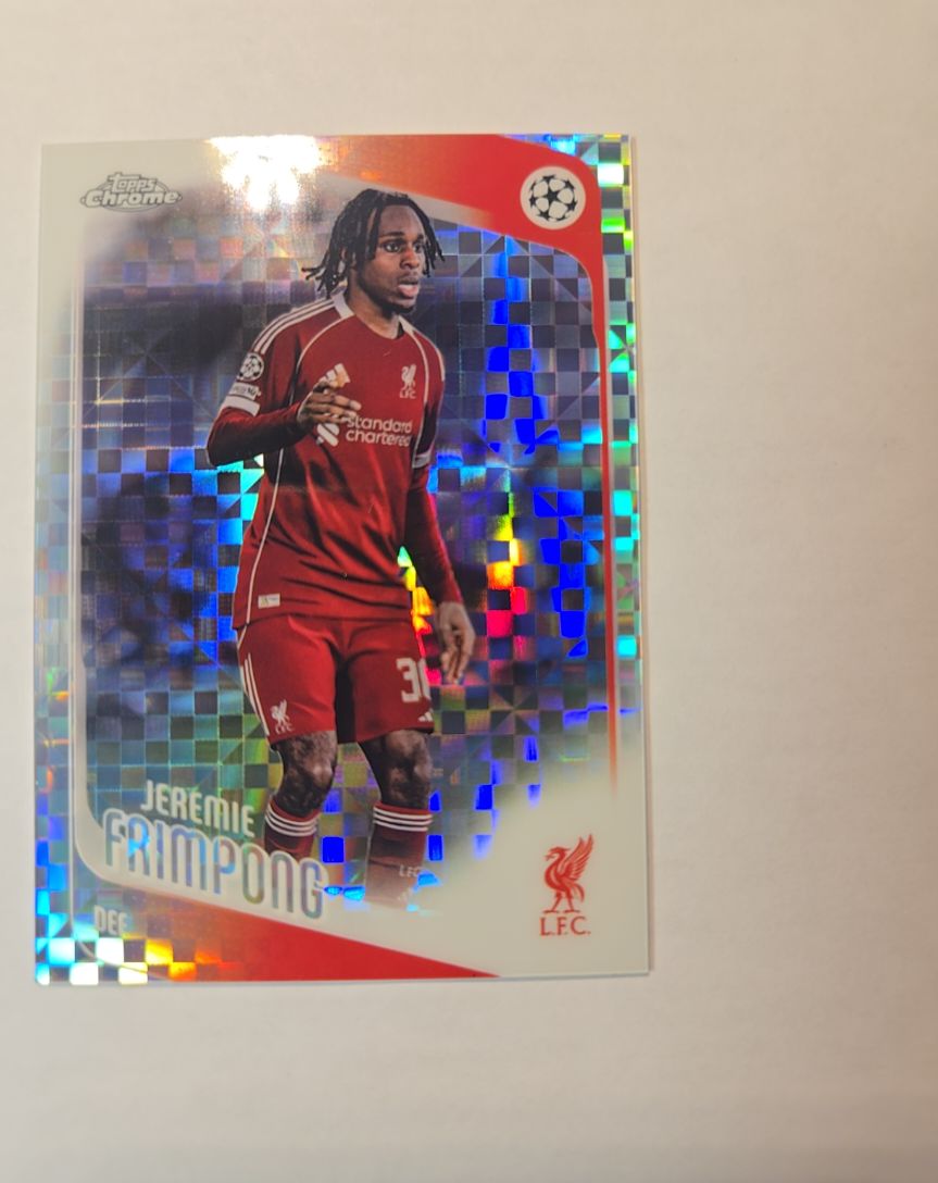2025-26 Topps Chrome UEFA #6 Jeremie Frimpong — front