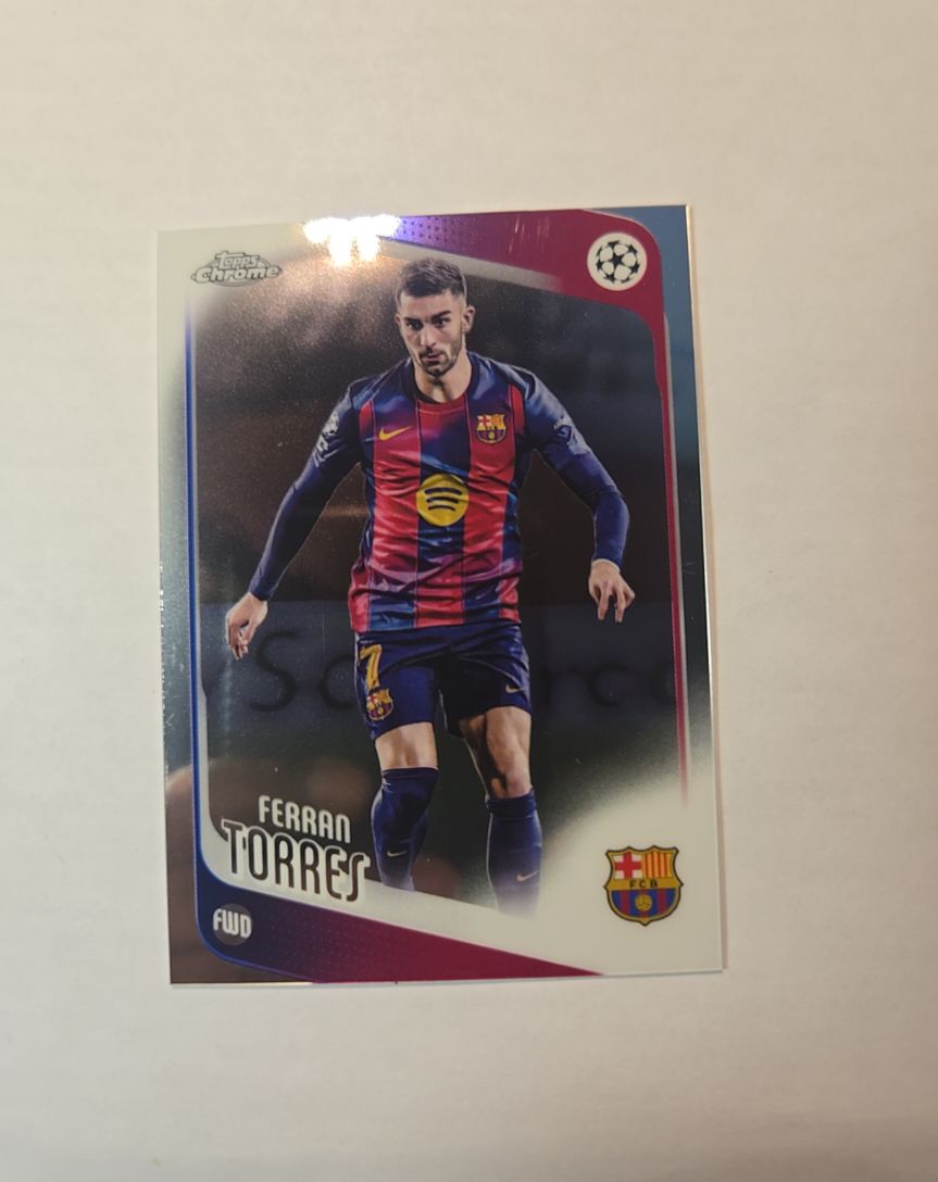 2026 Topps Chrome UEFA Champions League #138 Ferran Torres — front