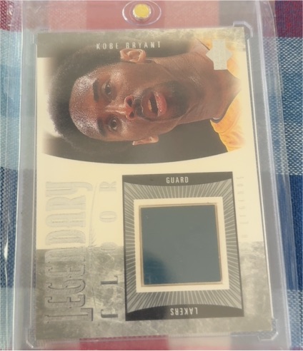 2001 Upper Deck NBA Legends #KB-F Kobe Bryant Legendary Floor — front