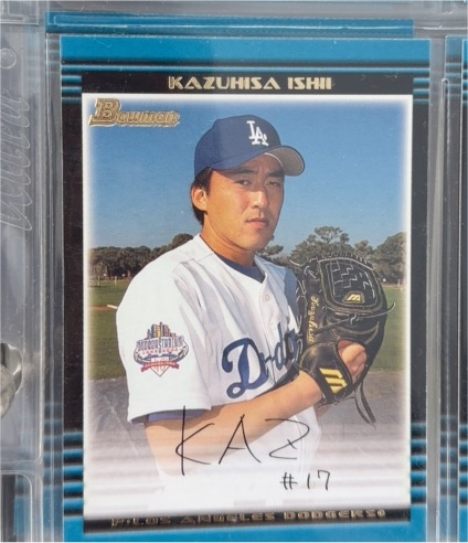 2002 Bowman #403 Kazuhisa Ishii — front