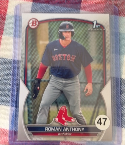 2023 Bowman #47 Roman Anthony — front