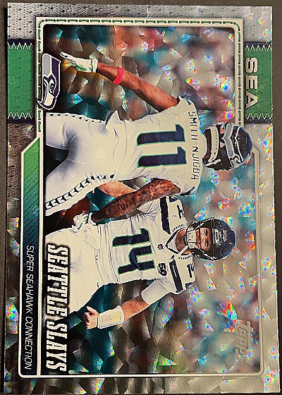 2026 Topps Flagship #294 Seattle Slays Jaxon Smith-Njigba Sam Darnold — front