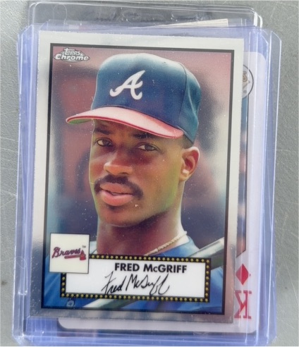 2021 Topps Chrome Platinum Anniversary #684 Fred McGriff — front