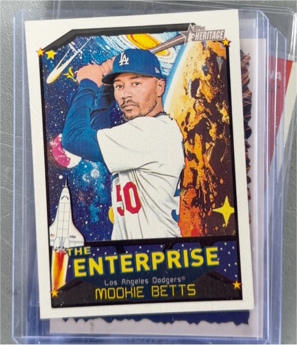 2026 Topps Heritage #TE-MB Mookie Betts — front