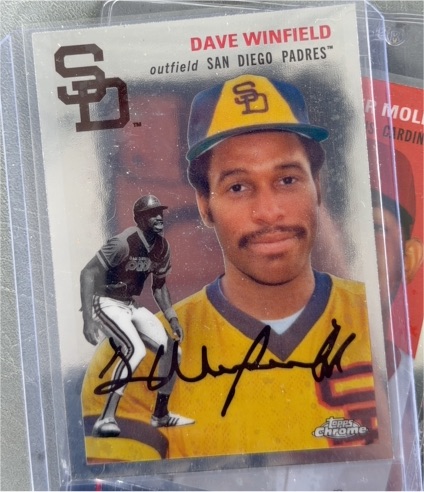 2023 Topps Chrome Platinum Anniversary #415 Dave Winfield — front