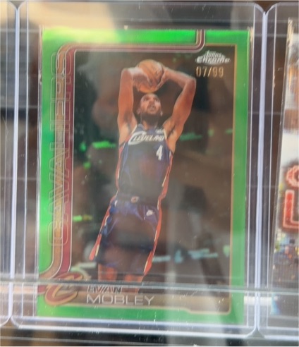 2025-26 Topps Chrome Update #25 Evan Mobley — front