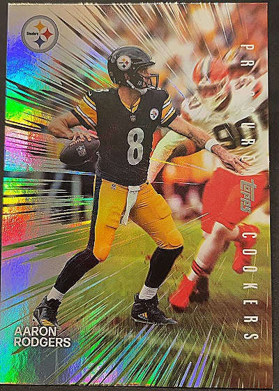 2026 Topps Flagship #PC-27 Aaron Rodgers Pressure Cookers — front