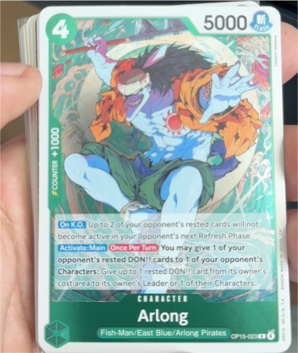 2026 One Piece Card Game OP15-023 Arlong — front