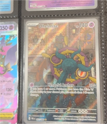 2023 Pokémon Dhelmise 091/084 Me05: Pitch Black Holo — front