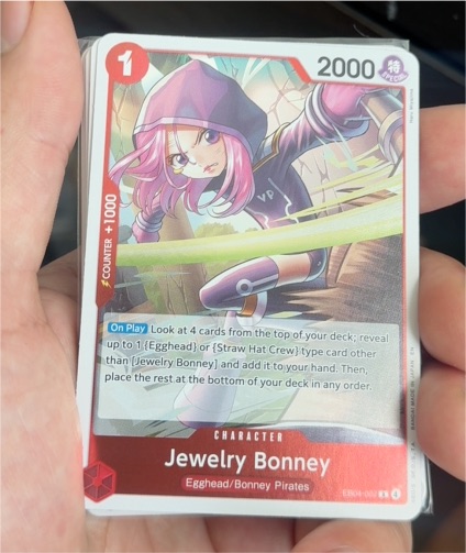 2026 One Piece Adventure on Kami's Island #EB04-002 Jewelry Bonney — front
