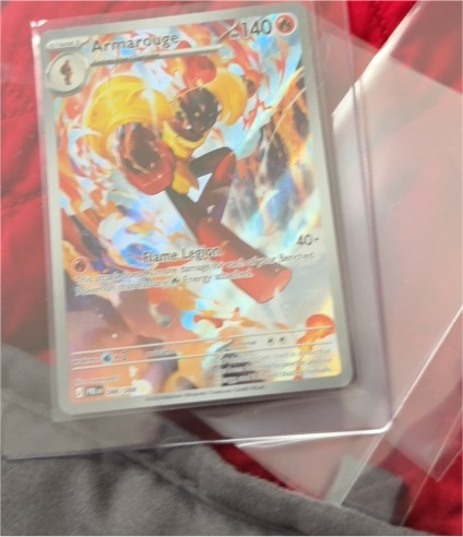 2023 Pokémon TCG #86 Armarouge Pitch Black Illustration Rare — front