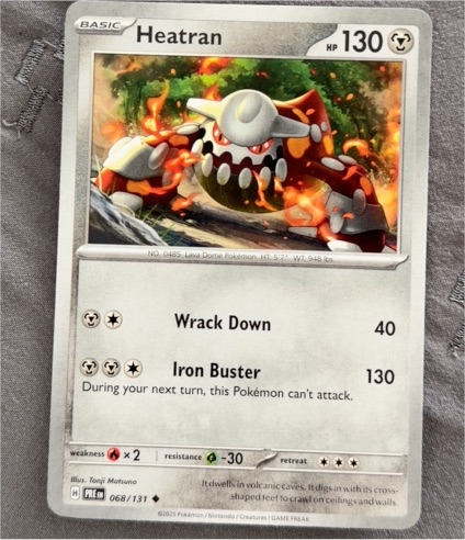 2025 Pokémon #068 Heatran — front