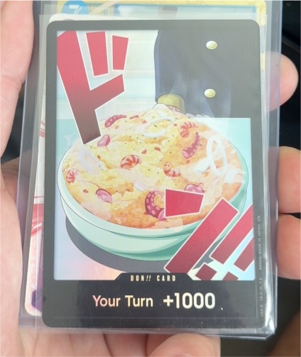 2020 Bandai One Piece CCG DON!! Card (Sanji) PRB-02 — front
