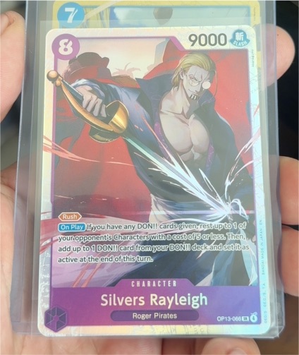 2025 One Piece OP13-066 Silvers Rayleigh — front
