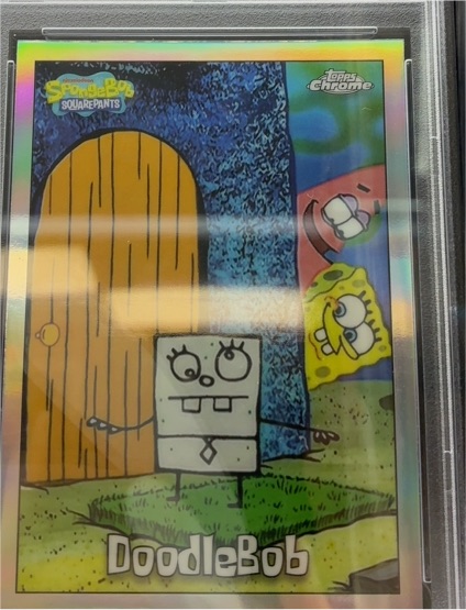 2025 Topps Chrome SpongeBob SquarePants #2 DoodleBob — front