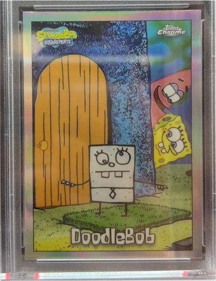 2025 Topps Chrome SpongeBob SquarePants #2 DoodleBob — front