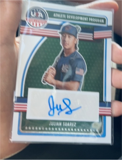 2023 Panini USA Baseball Stars & Stripes #ADPS-JS Julian Suarez — front