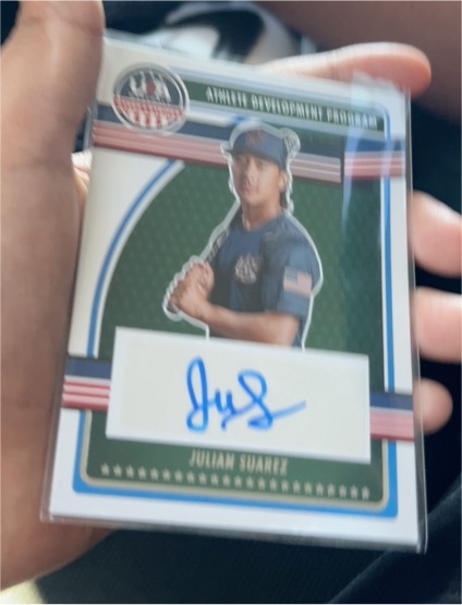 2023 Panini USA Baseball Stars & Stripes #ADPS-JS Julian Suarez — front