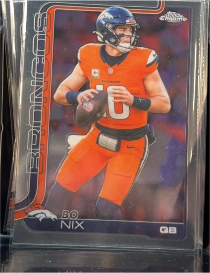 2025 Topps Chrome #88 Bo Nix — front