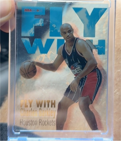 1996-97 NBA Hoops #1 Charles Barkley Fly With — front