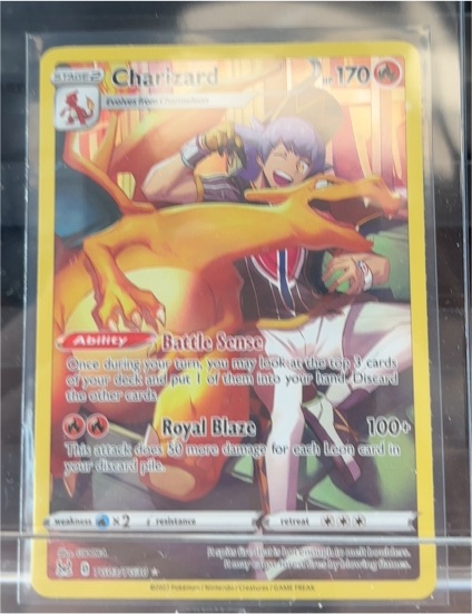 2022 Pokemon Sword & Shield Lost Origin #TG03 Charizard — front