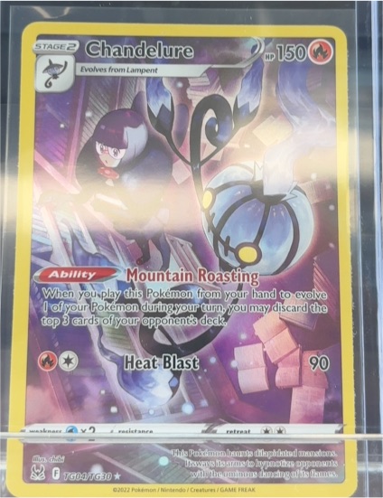2022 Pokémon Lost Origin #TG04/TG30 Chandelure — front