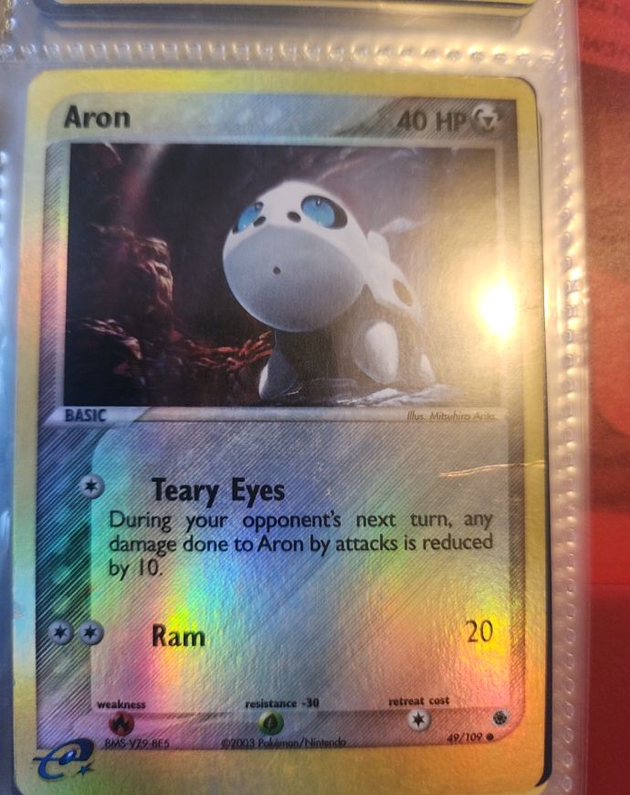 2003 Pokémon #49 Aron — front