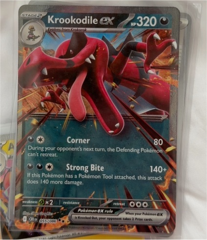 2023 The Pokémon Company Krookodile ex #055/086 — front