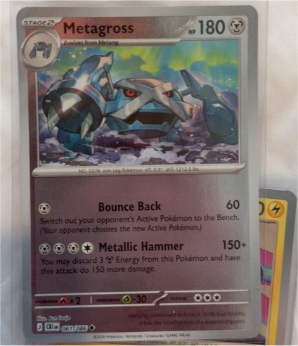 2023 Pokémon #061 Metagross — front