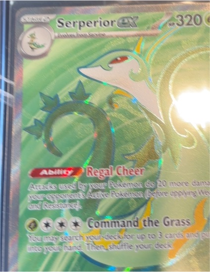 2025 Pokémon TCG S&V Black Bolt #156/086 Serperior ex — front