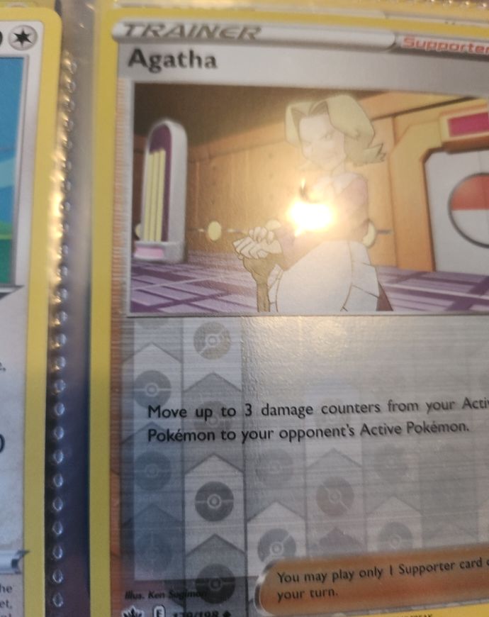 2021 Pokémon Chilling Reign #129 Agatha — front
