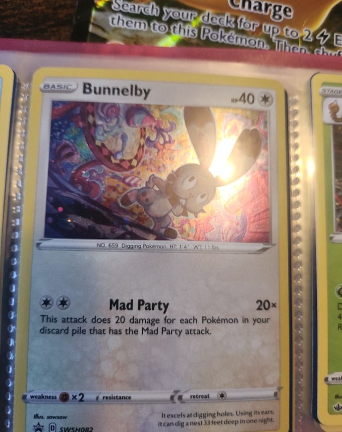 2020 Pokémon SWSH #SWSH082 Bunnelby — front
